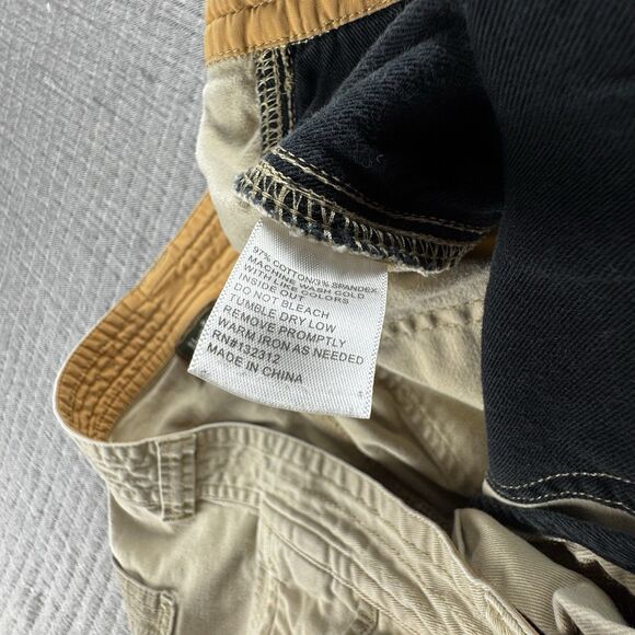 Howler Bros Clarksville Walk Short Men 36 7" Khaki Reinforced Pocket Chino Tan - Picture 10 of 10